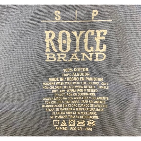 Royce Brand USA Unisex USA Short Sleeve Tee Shirt Size Small - Picture 4 of 4